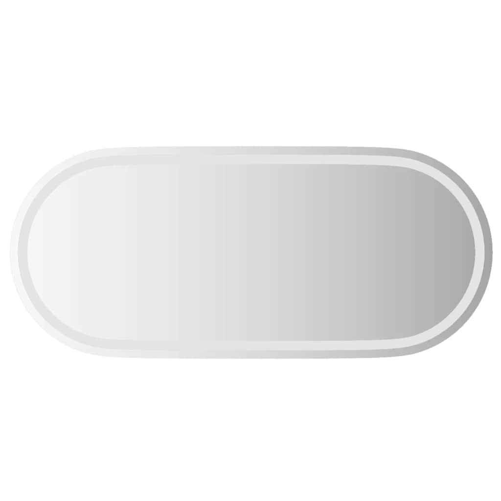 LED-badeværelsesspejl 100x45 cm oval
