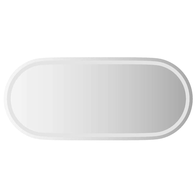 LED-badeværelsesspejl 100x45 cm oval