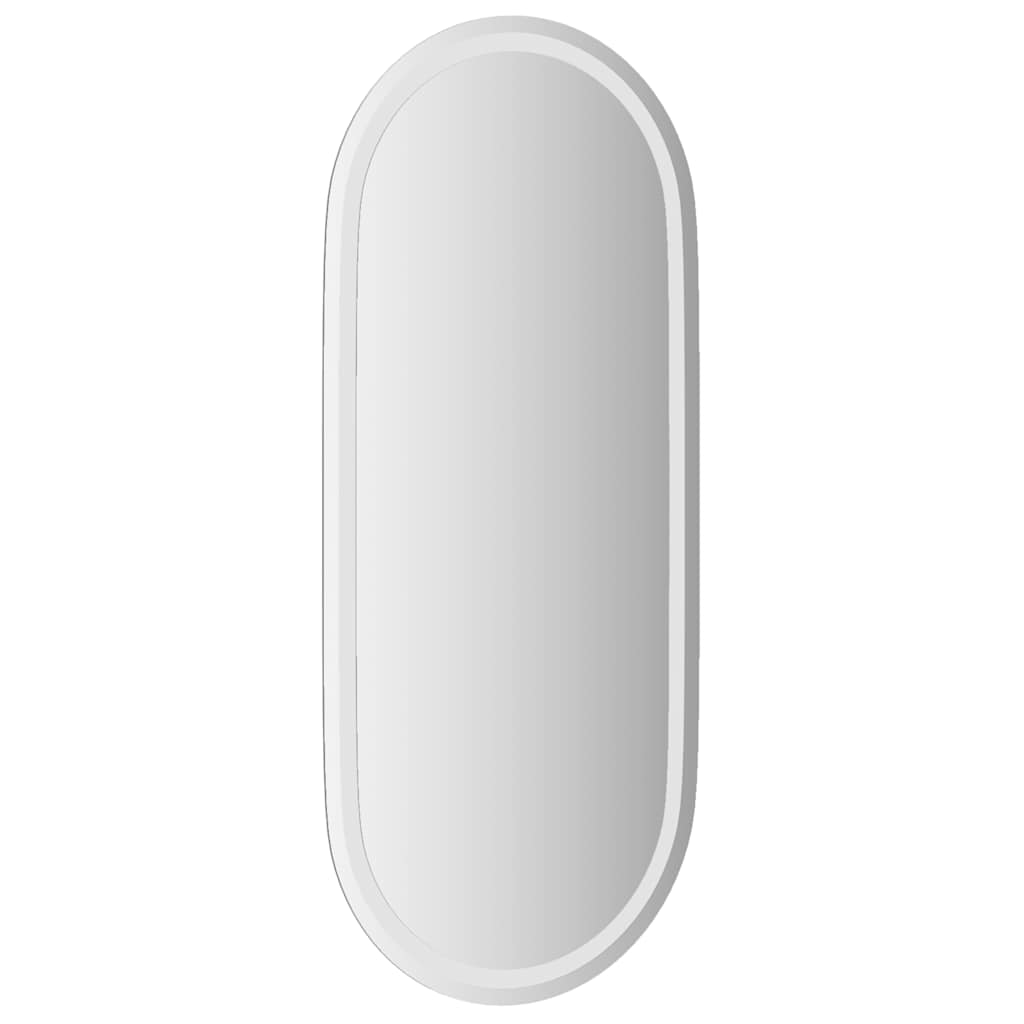 LED-badeværelsesspejl 100x45 cm oval