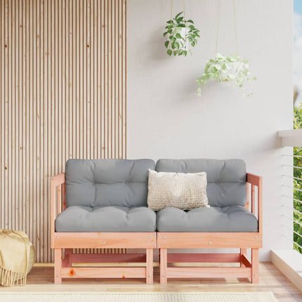 hjørnemoduler til havesofa 2 stk. massivt douglasgran