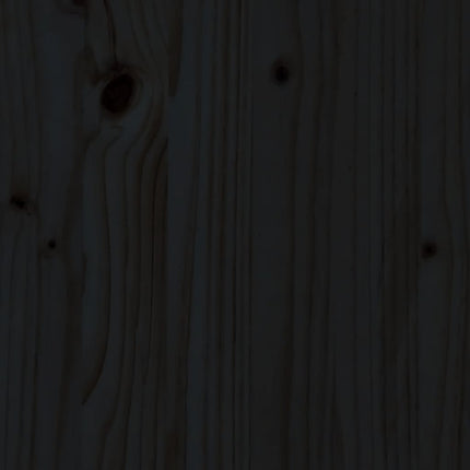 havestole 2 stk. massivt fyrretræ sort