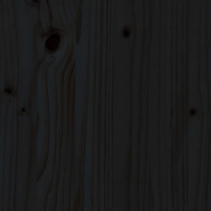 havestole 2 stk. massivt fyrretræ sort