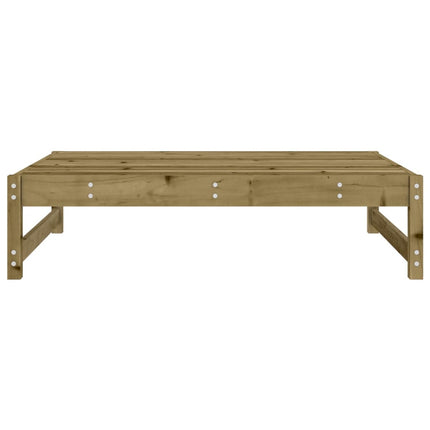 udendørs fodskammel 120x80 cm imprægneret fyrretræ