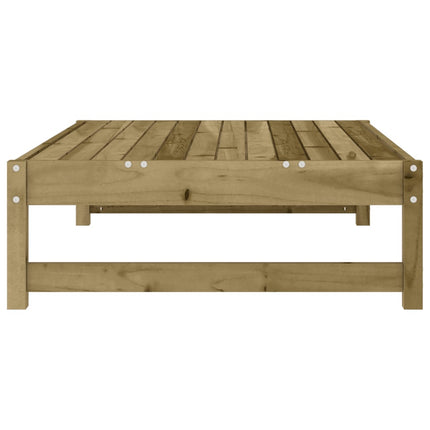 udendørs fodskammel 120x80 cm imprægneret fyrretræ