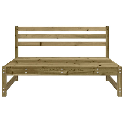midtermoduler til havesofa 2 stk. 120x80 cm imprægneret fyr