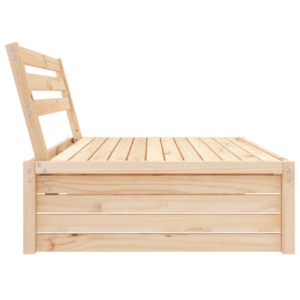 midtermodul til havesofa 120x80 cm massivt fyrretræ