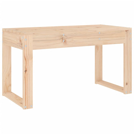 havebænk 80x38x45 cm massivt fyrretræ