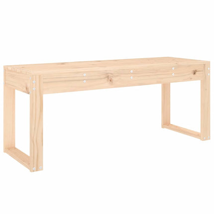 havebænk 110x38x45 cm massivt fyrretræ