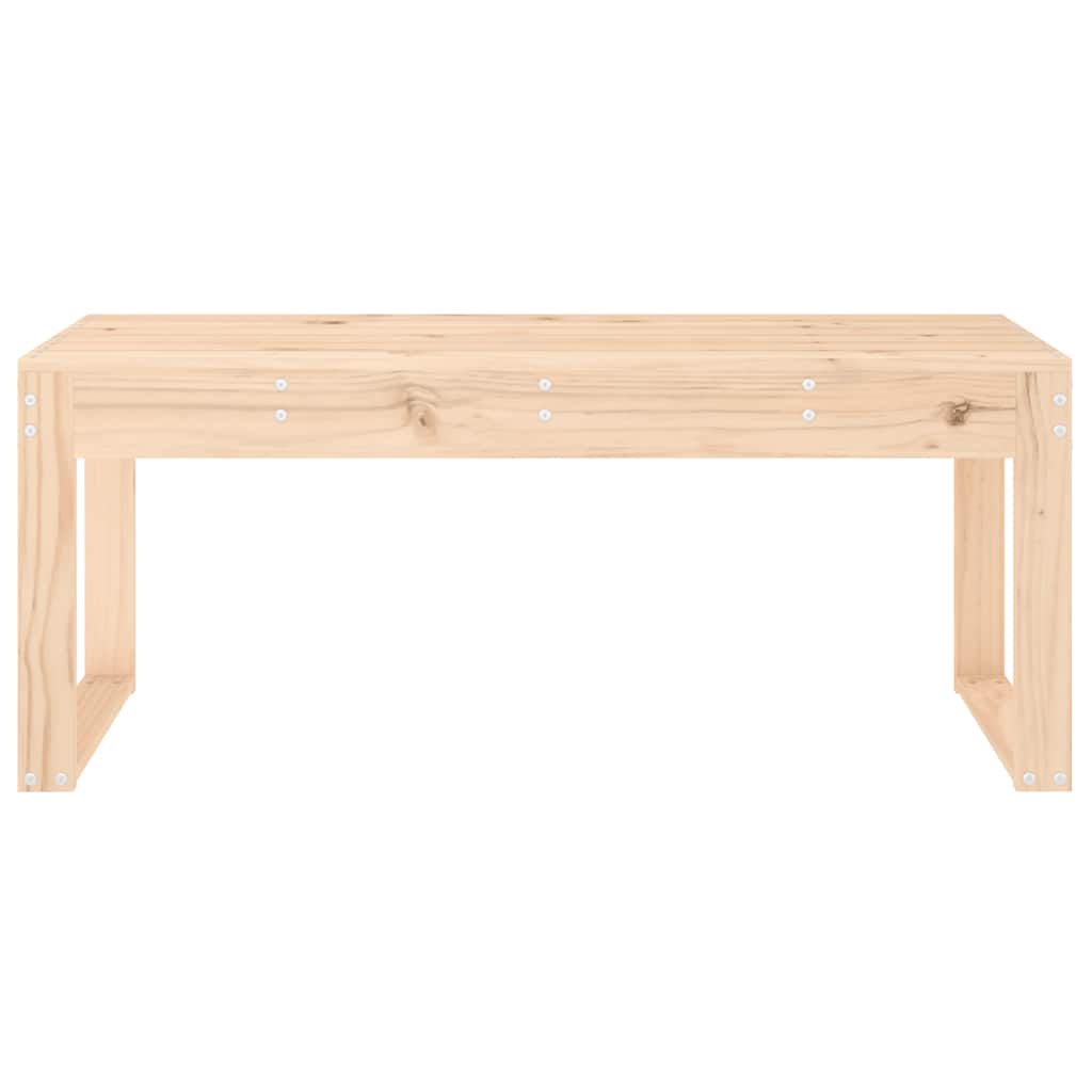 havebænk 110x38x45 cm massivt fyrretræ