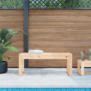 havebænk 110x38x45 cm massivt fyrretræ