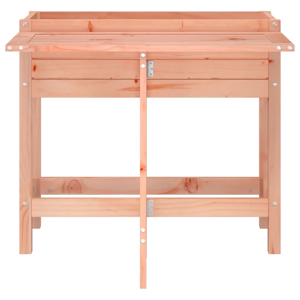 plantekasse med foldbar bordplade massivt douglasgran