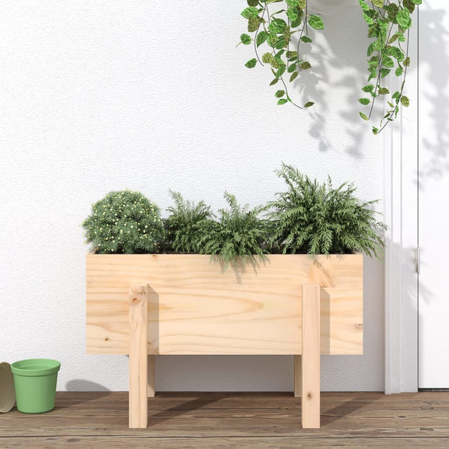 plantekasse 62x30x38 cm massivt fyrretræ