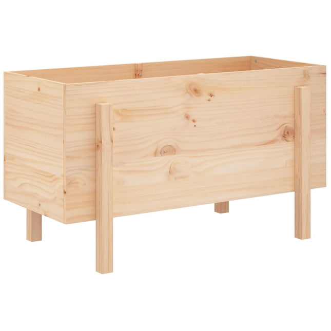 højbed 101x50x57 cm massivt fyrretræ