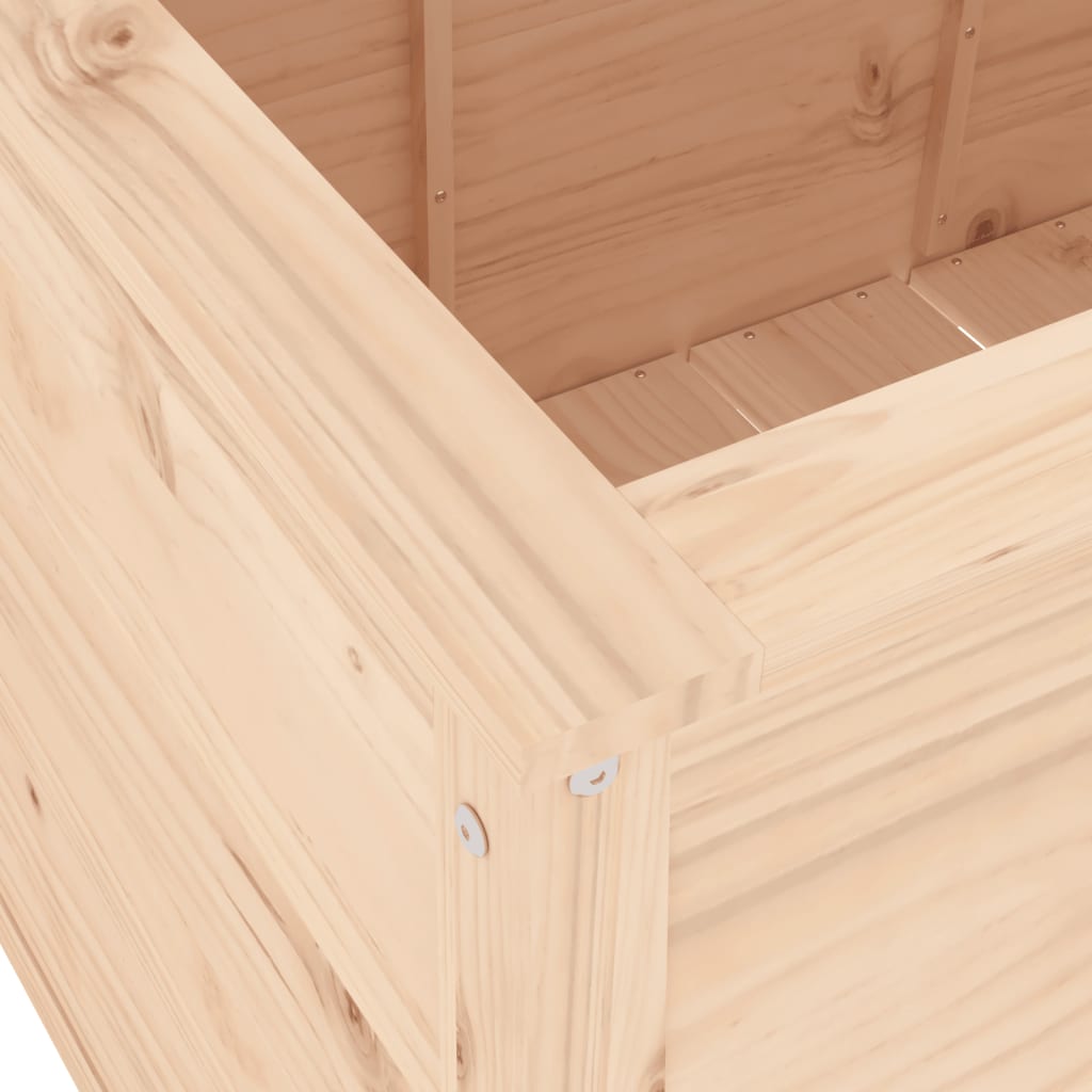 højbed 119,5x82,5x78 cm massivt fyrretræ