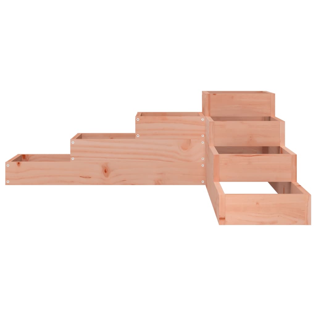 haveplantekasse 4-lags 106x104,5x36 cm massivt træ Douglas