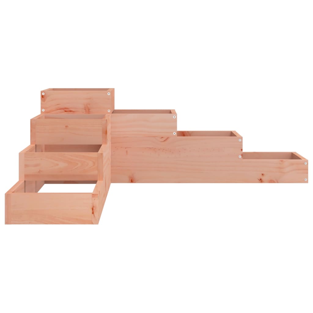 haveplantekasse 4-lags 106x104,5x36 cm massivt træ Douglas