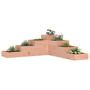 haveplantekasse 4-lags 106x104,5x36 cm massivt træ Douglas