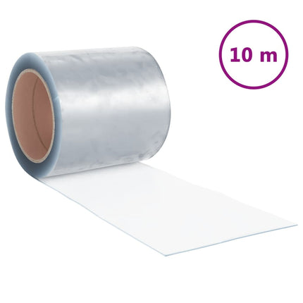 bændelgardin 200 mm x 1,6 mm 10 m PVC transparent