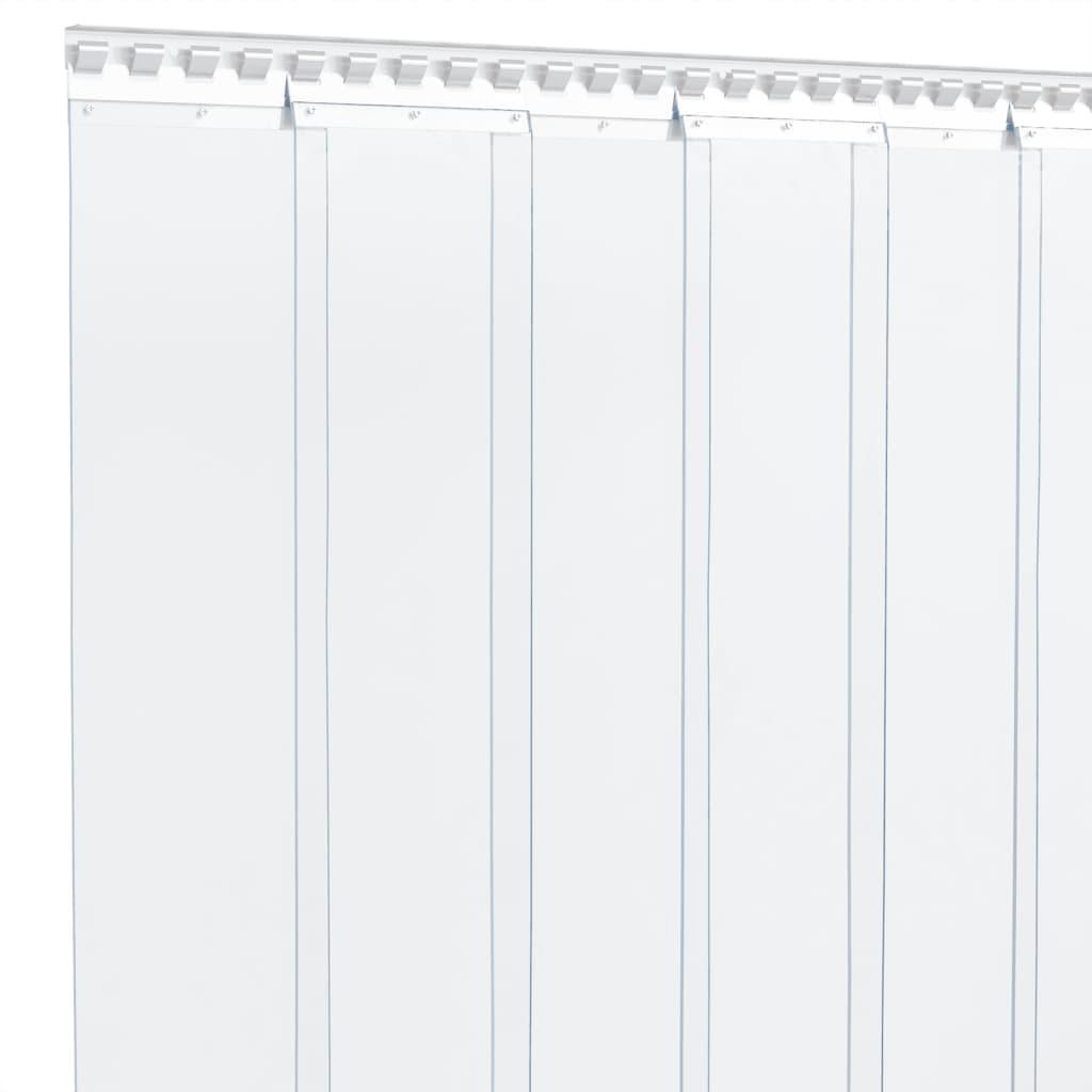 bændelgardin 200 mm x 1,6 mm 50 m PVC transparent