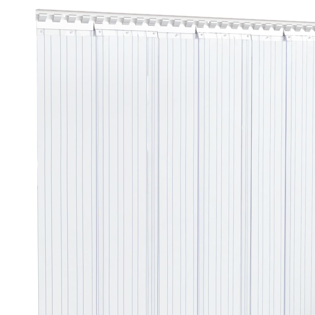 bændelgardin 200 mm x 1,6 mm 50 m PVC transparent