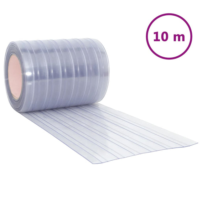 bændelgardin 300 mm x 2,6 mm 10 m PVC transparent