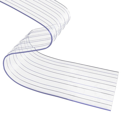 bændelgardin 300 mm x 2,6 mm 10 m PVC transparent