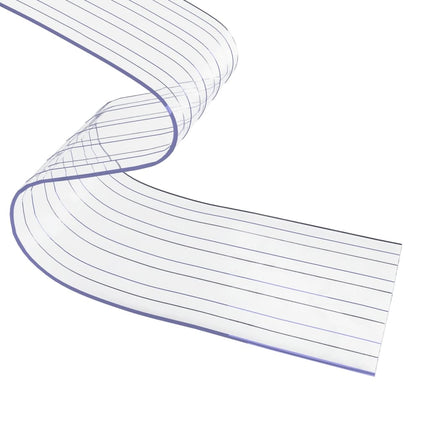bændelgardin 300 mm x 2,6 mm 25 m PVC transparent