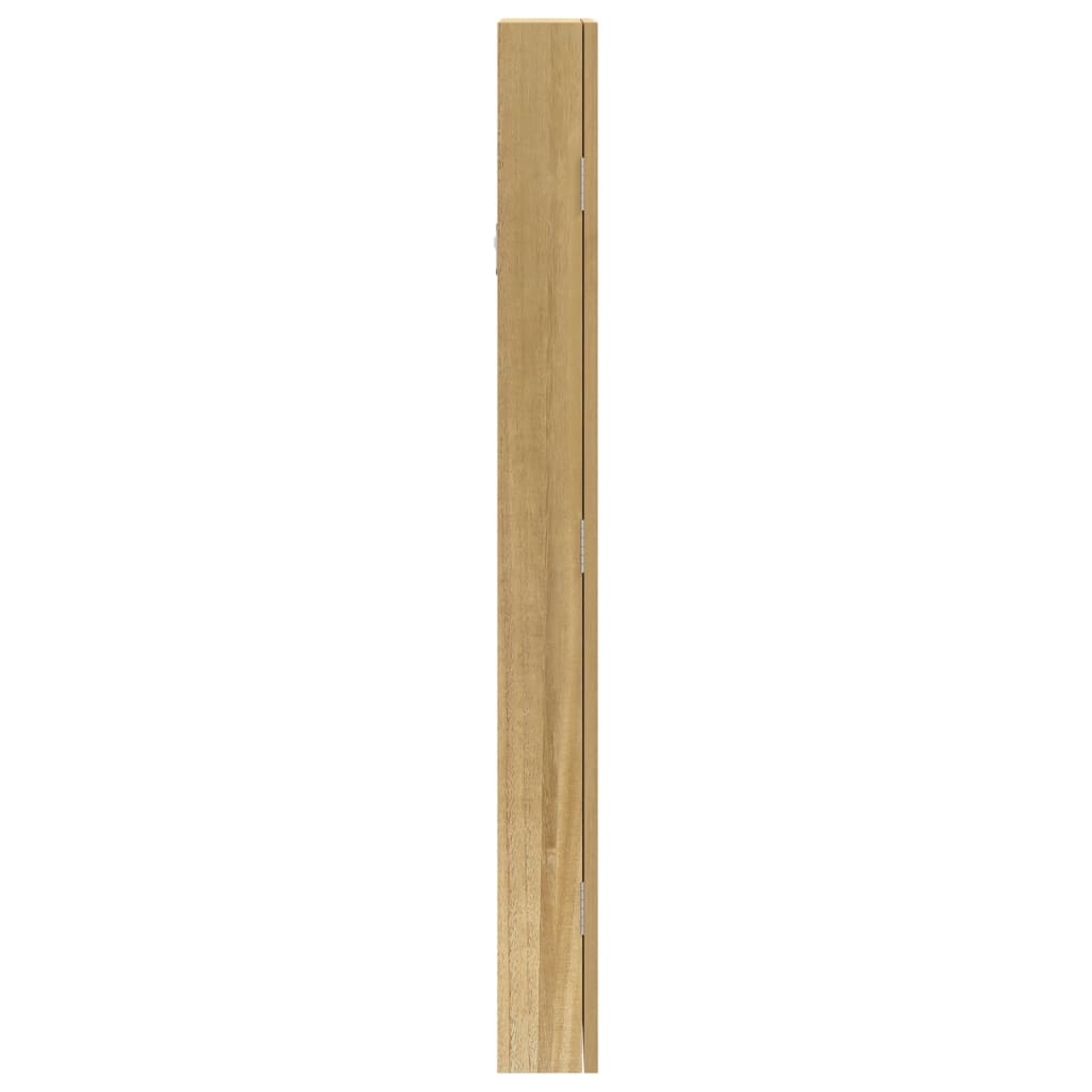 væghængt smykkeskab med spejl 30x8,5x90 cm