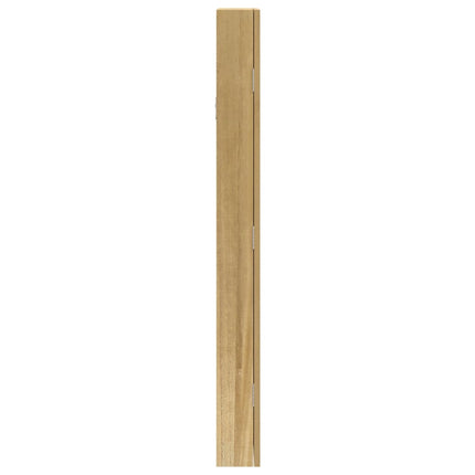 væghængt smykkeskab med spejl 30x8,5x90 cm