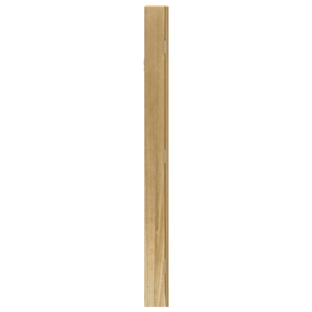 væghængt smykkeskab med spejl 30x8,5x106 cm