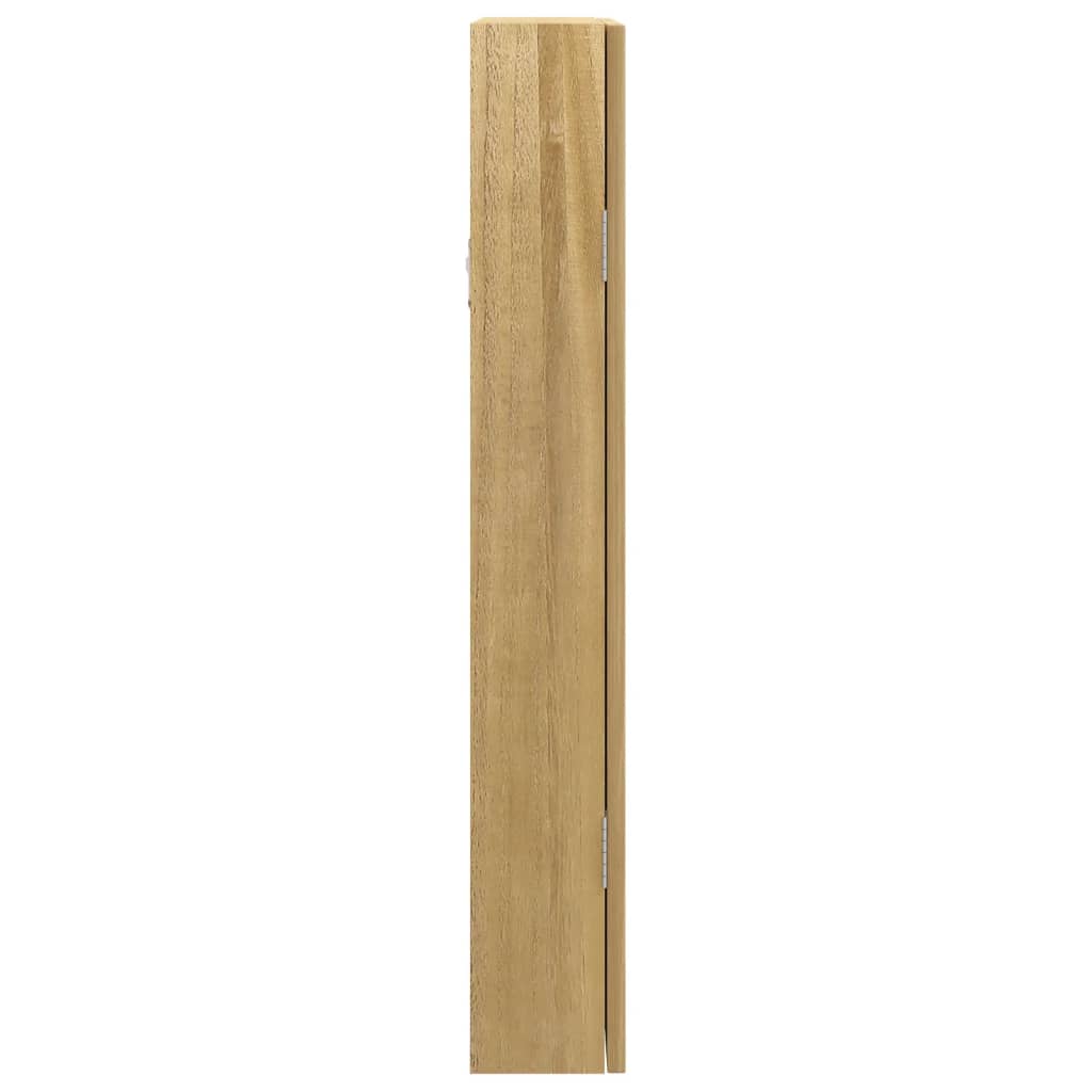 væghængt smykkeskab med spejl 37,5x10x67 cm