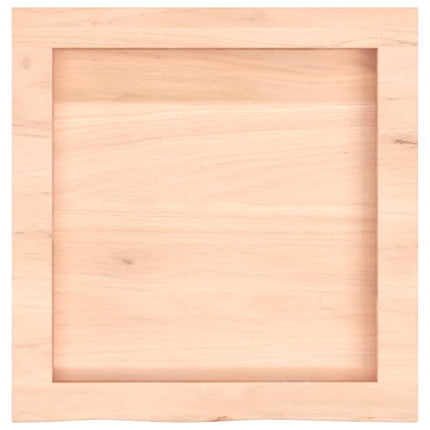 væghylde 40x40x(2-4) cm ubehandlet massivt egetræ