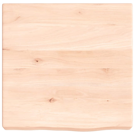 væghylde 40x40x(2-6) cm ubehandlet massivt egetræ