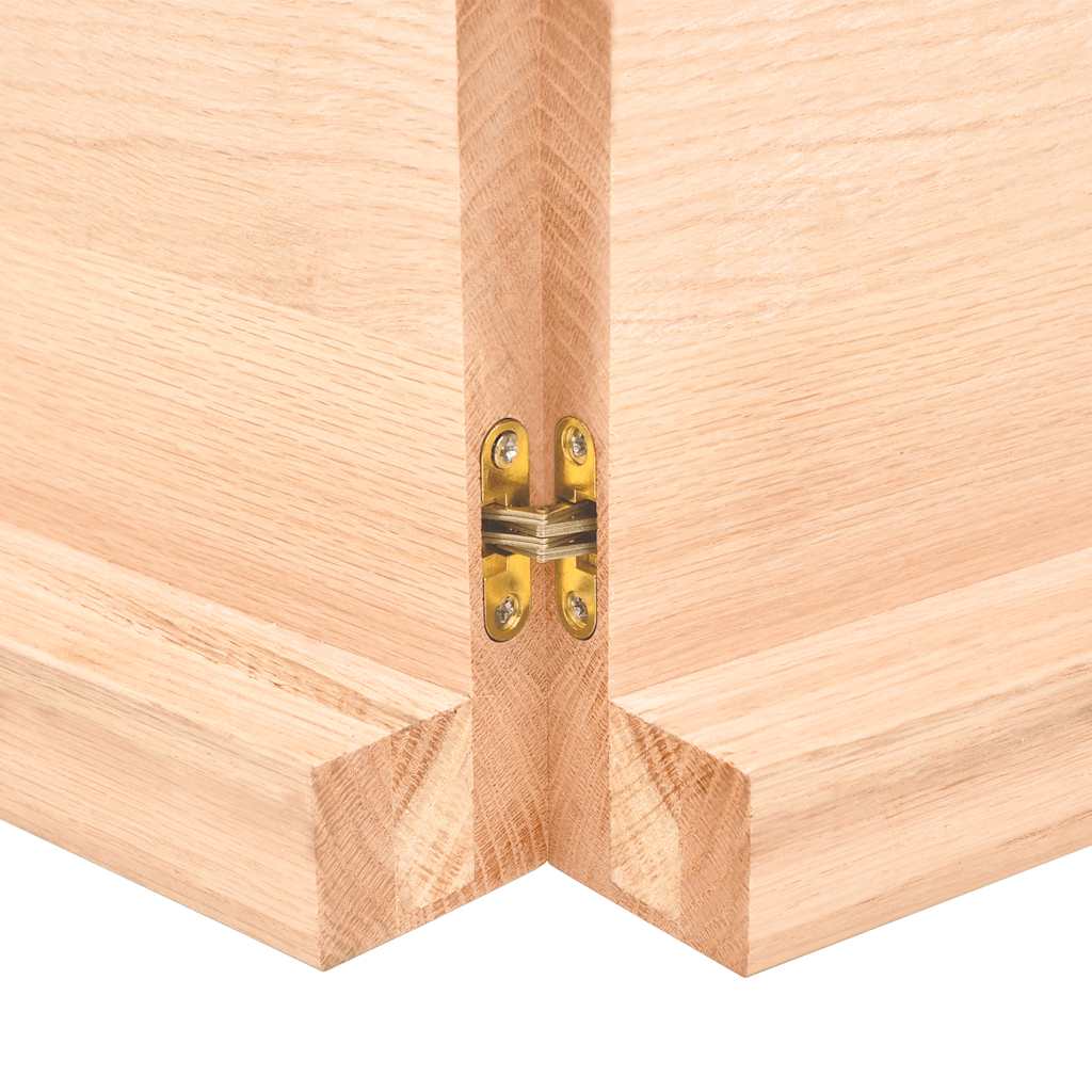 bordplade 140x60x(2-6)cm naturlig kant ubehandlet massivt træ