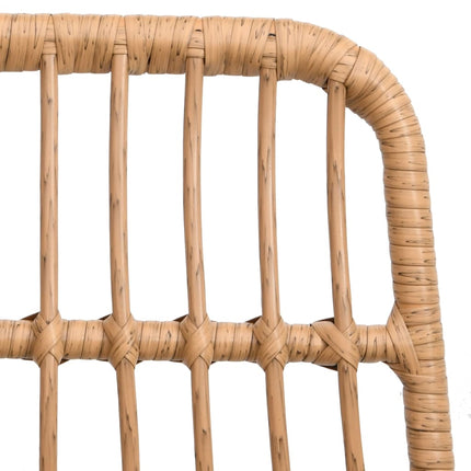 spisebordssæt til haven 3 dele polyrattan