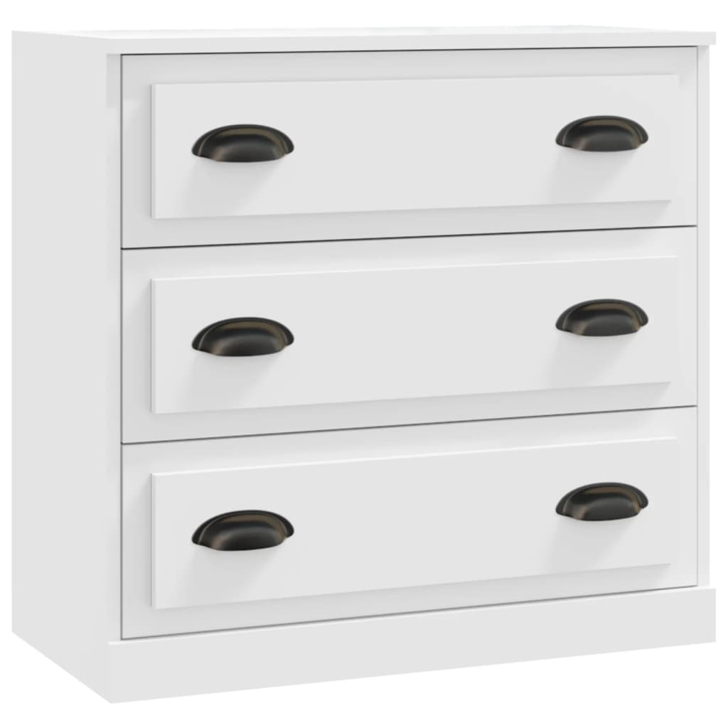 skænke 2 stk. konstrueret træ hvid