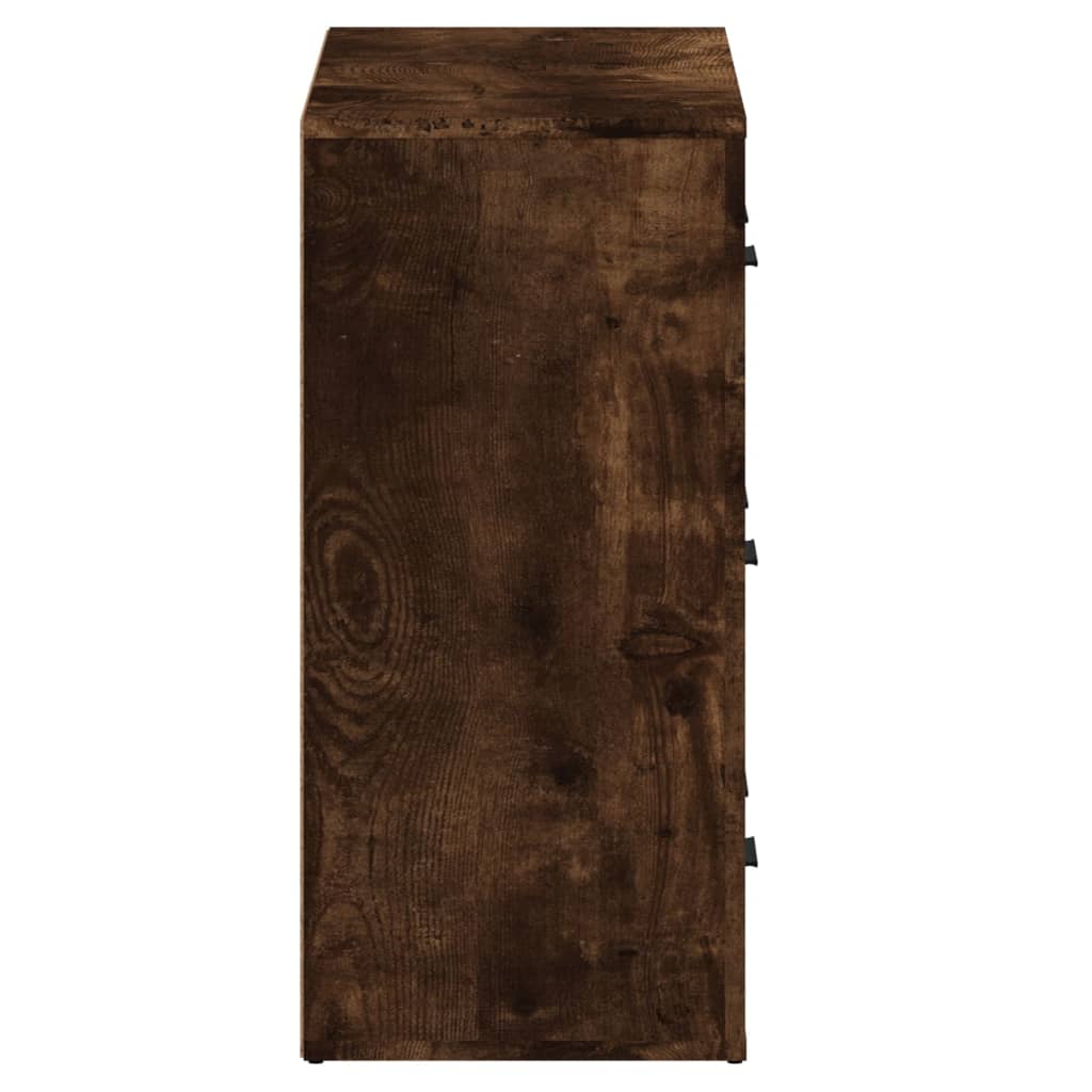 skænke 2 stk. konstrueret træ røget egetræ