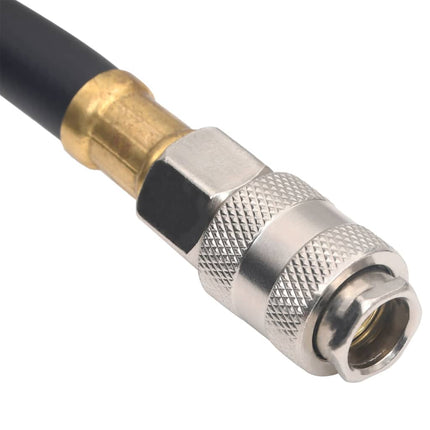 hybrid luftslange 0,6" 2 m gummi og PVC sort