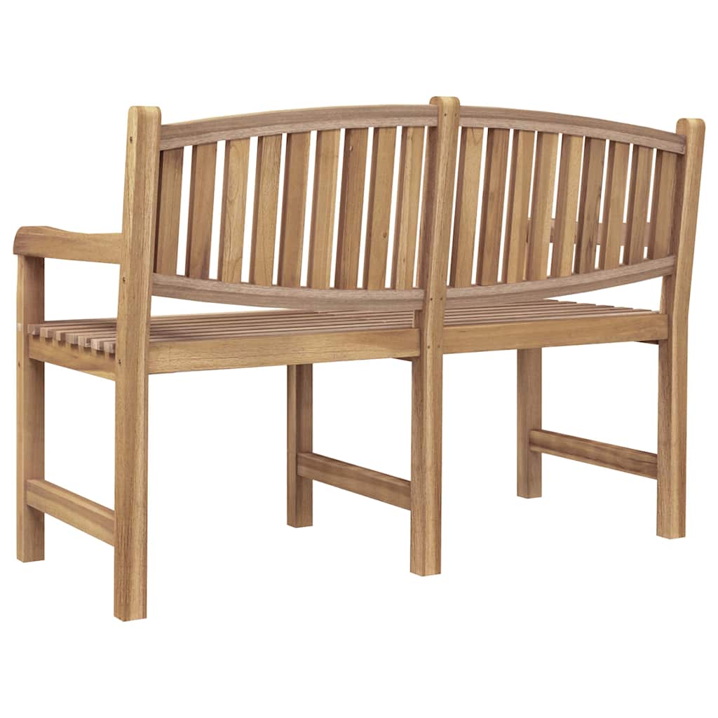 havebænk 149,5x60x90 cm massivt teaktræ