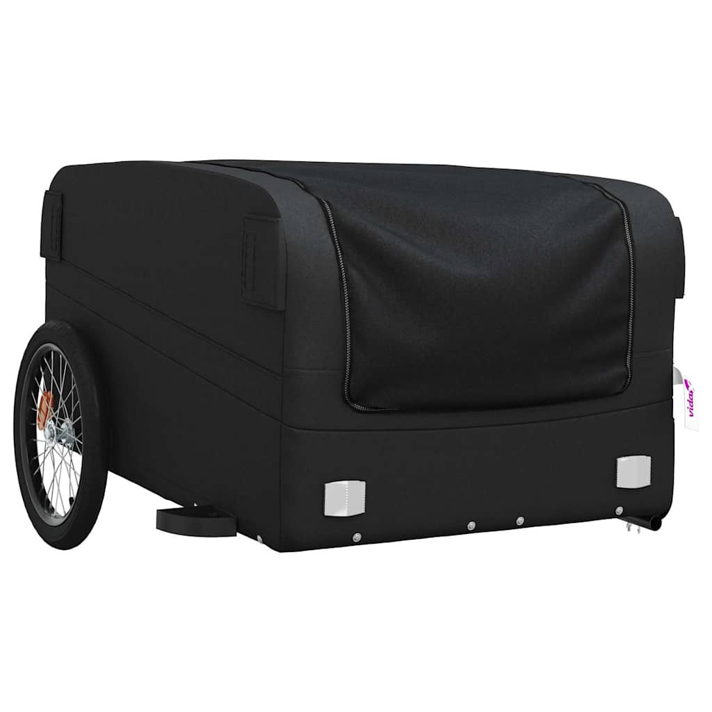 cykelanhænger 45 kg jern sort