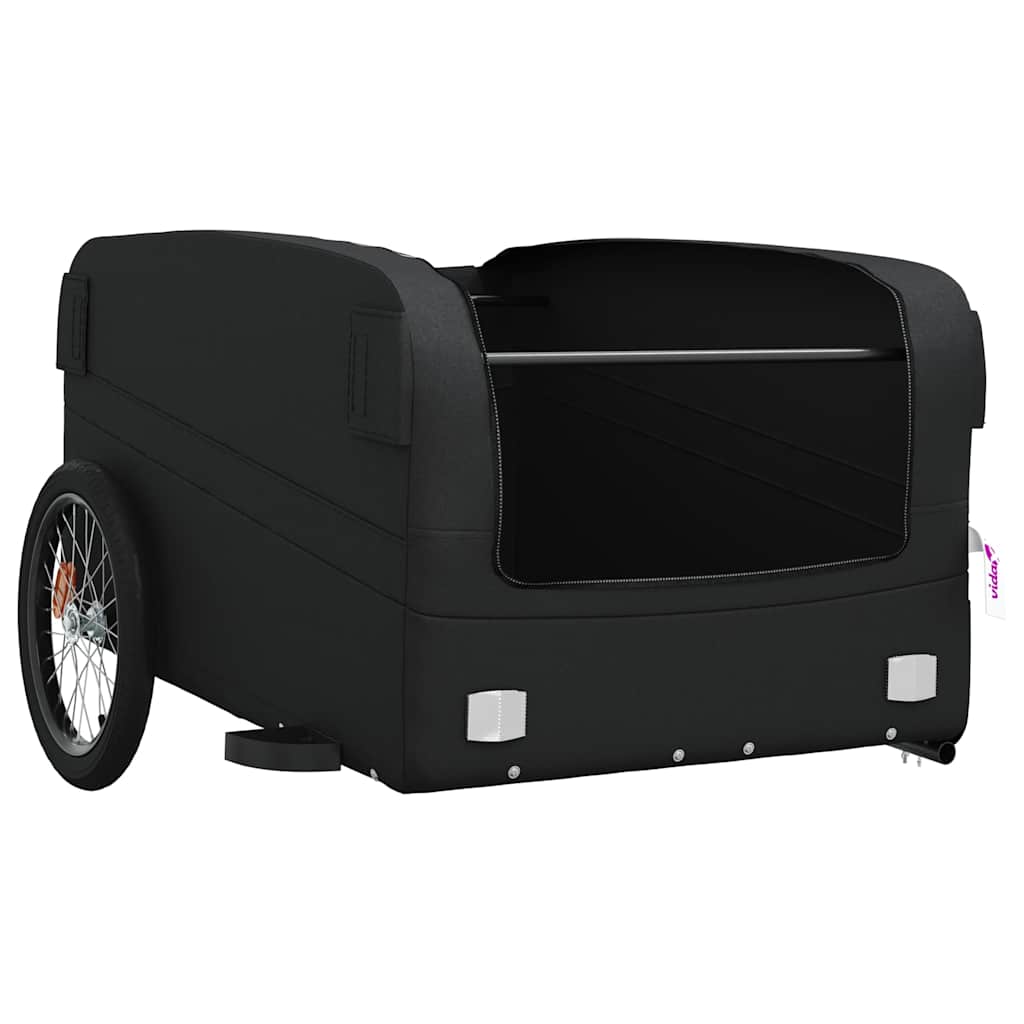 cykelanhænger 45 kg jern sort