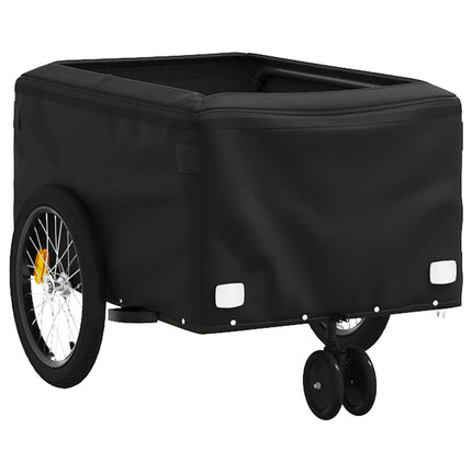 cykelanhænger 30 kg jern sort og grå