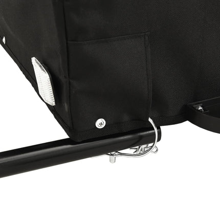 cykelanhænger 45 kg jern sort