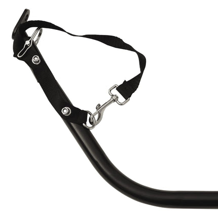 cykelanhænger 45 kg jern sort og blå