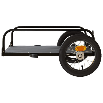 cykelanhænger 122x53x31 cm jern sort