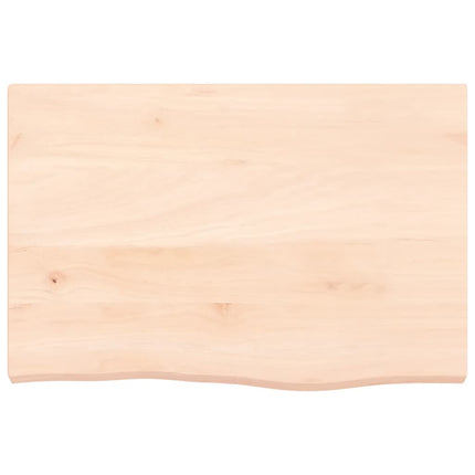 bordplade 60x40x(2-4) cm ubehandlet massivt egetræ