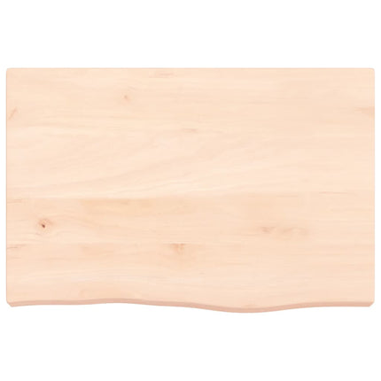 bordplade 60x40x(2-6) cm ubehandlet massivt egetræ