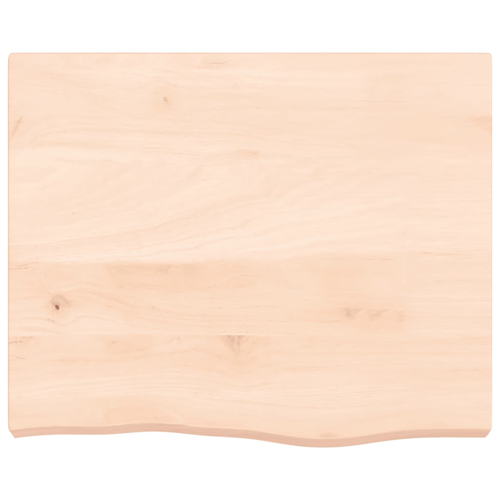 bordplade 60x50x(2-6) cm ubehandlet massivt egetræ