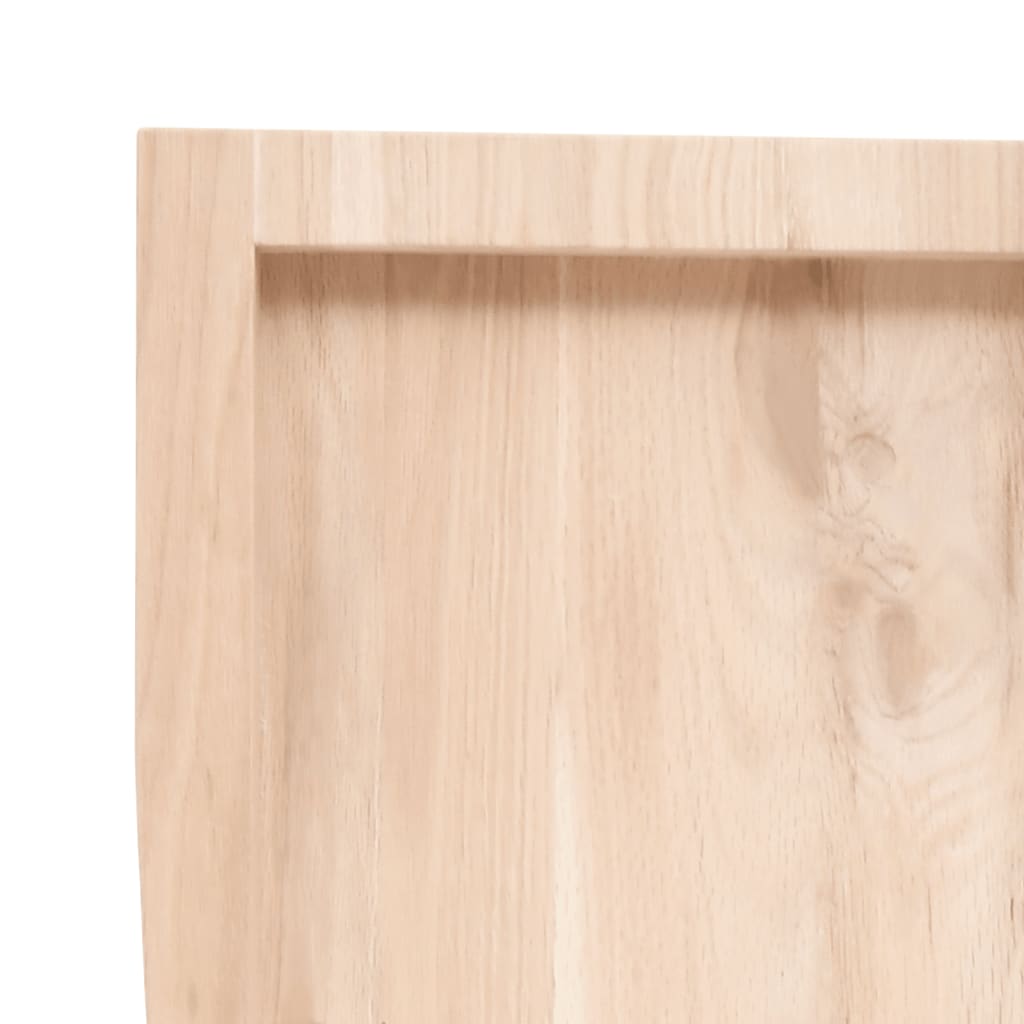 bordplade 60x50x(2-6) cm ubehandlet massivt egetræ