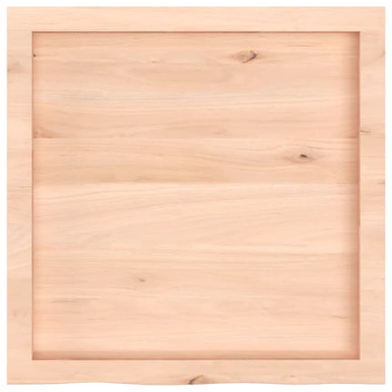 bordplade 60x60x(2-4) cm ubehandlet massivt egetræ